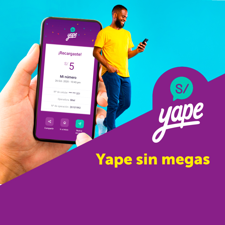 Yape sin megas
