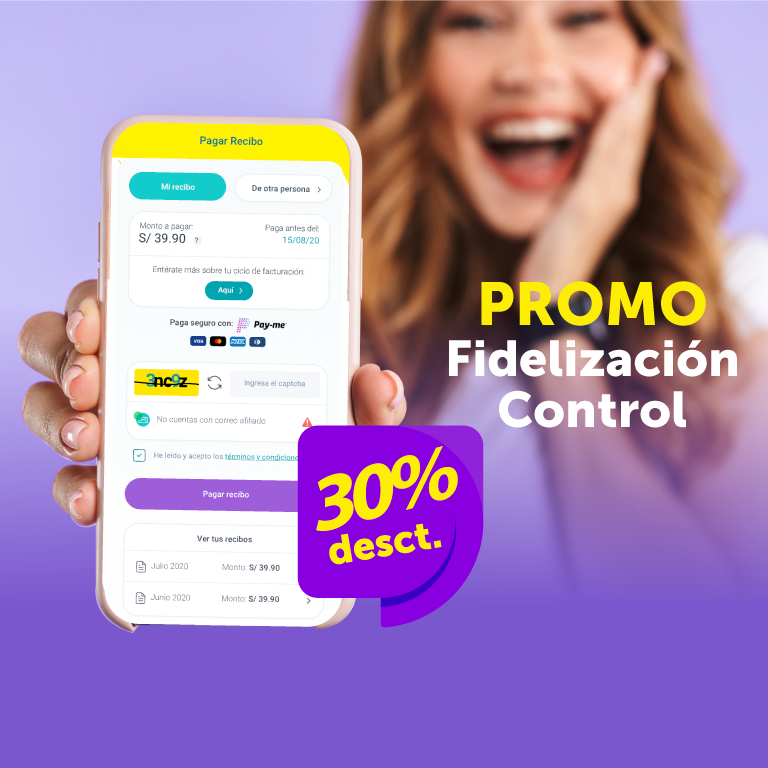 Promo fidelización especial Control