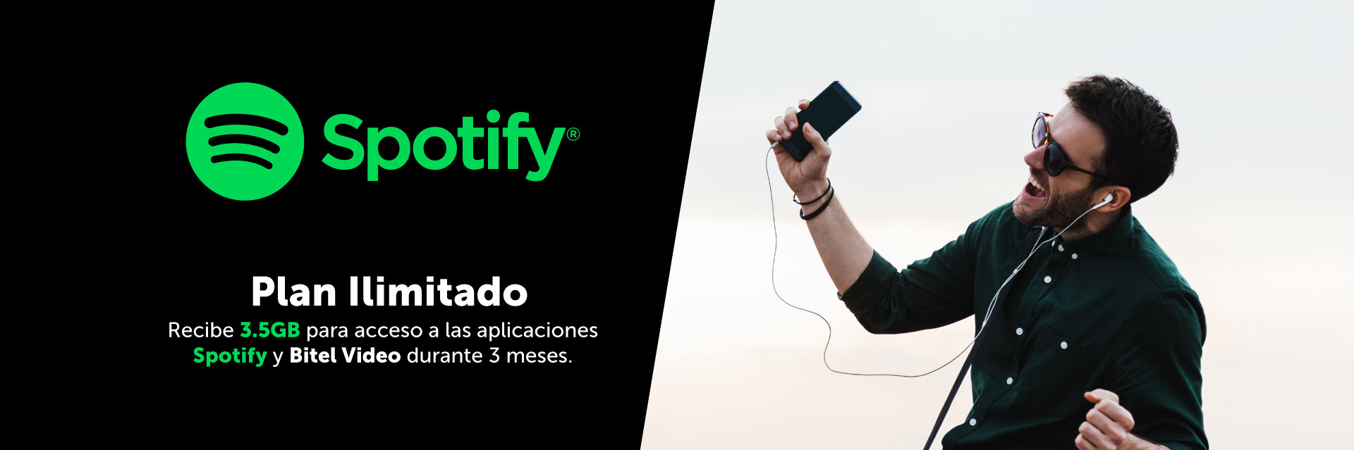 Spotify para Plan Ilimitado + Bitel Video